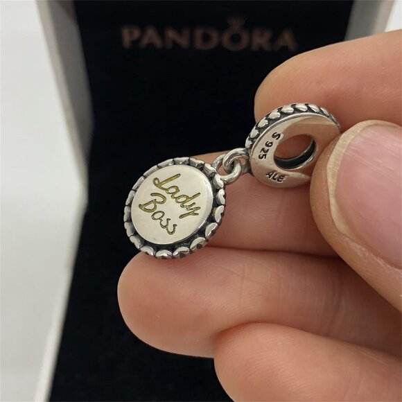 ✨🔥Pandora Lady Boss Charm 925 Sterling Silver jewelry - Picture 2 of 6